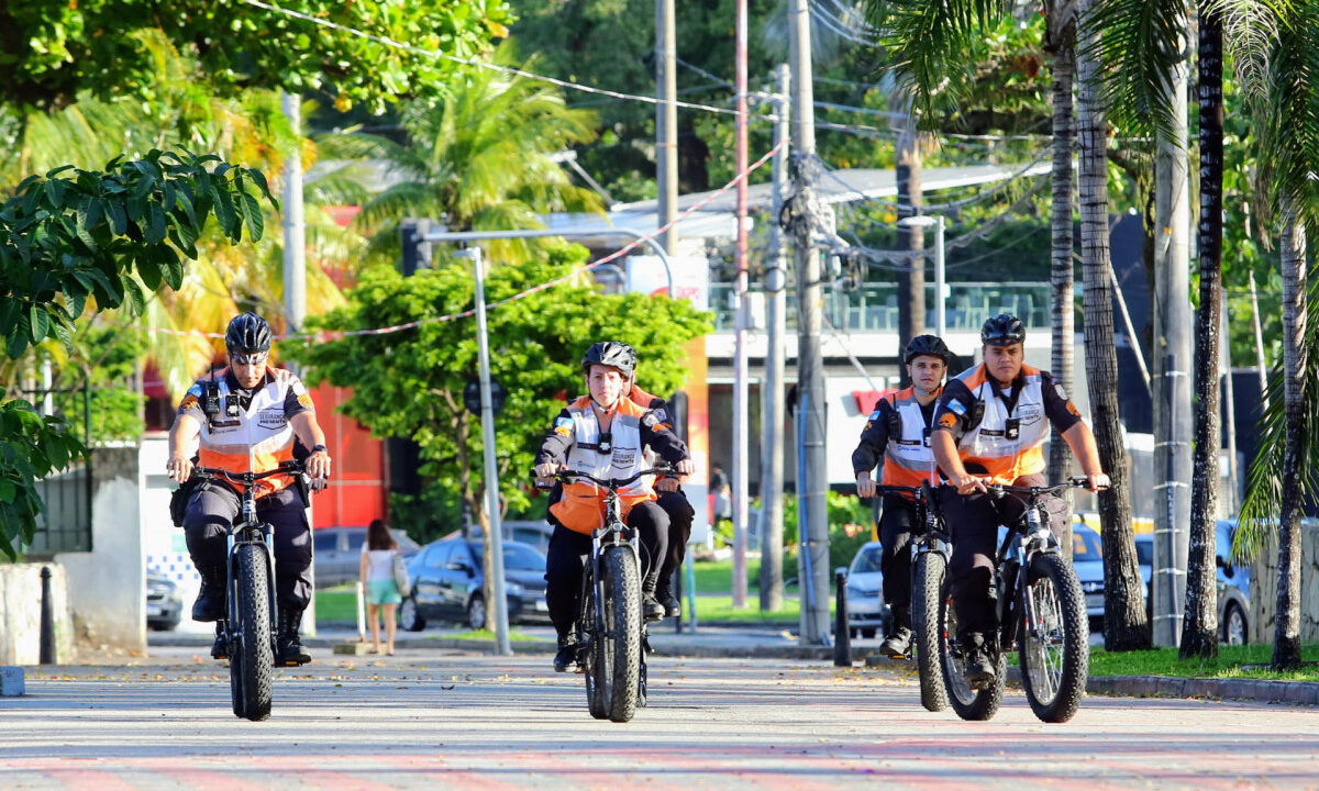 Bicicletas elétricas reforçam policiamento no Rio e trabalho de André Moura à frente da Secretaria de Governo serve de exemplo