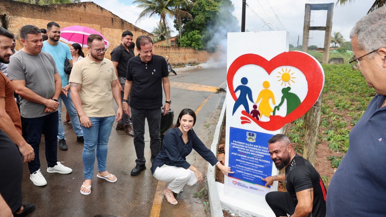 Obras e equipamentos agrícolas levam mais qualidade de vida e oportunidades ao povo de São Domingos