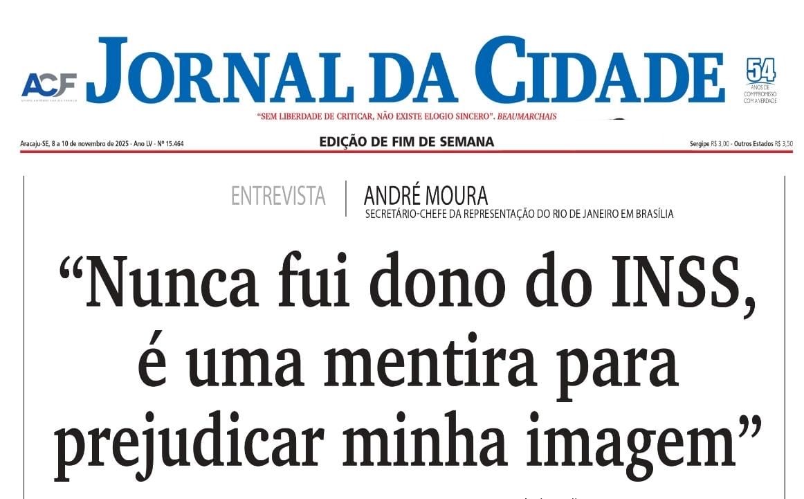 Entrevista André Moura | Jornal da Cidade