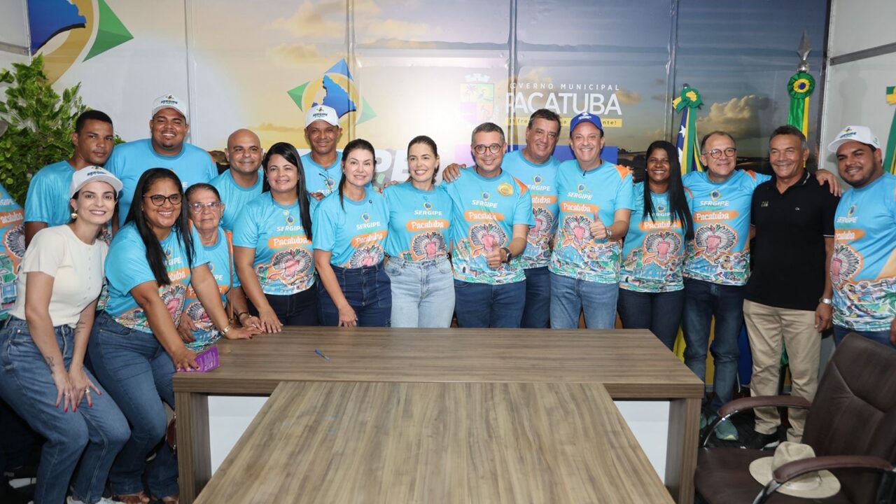 André Moura acompanha governador Fábio no 64º Sergipe é Aqui em Pacatuba