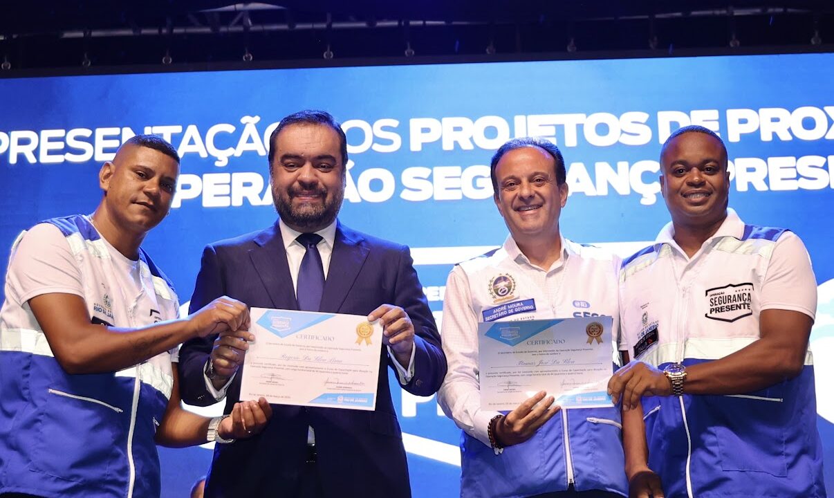 1.212 novos agentes são empossados para o programa Segurança Presente tendo como foco a interiorização