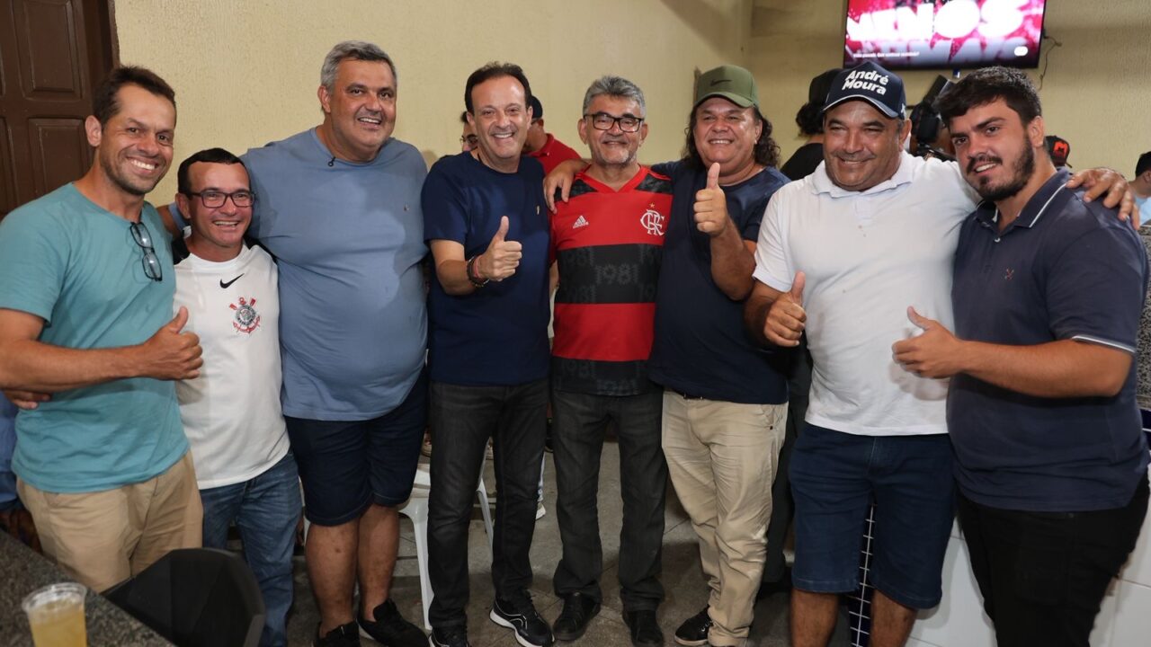 Prefeito de Itabaianinha reúne lideranças e recebe André Moura em encontro político