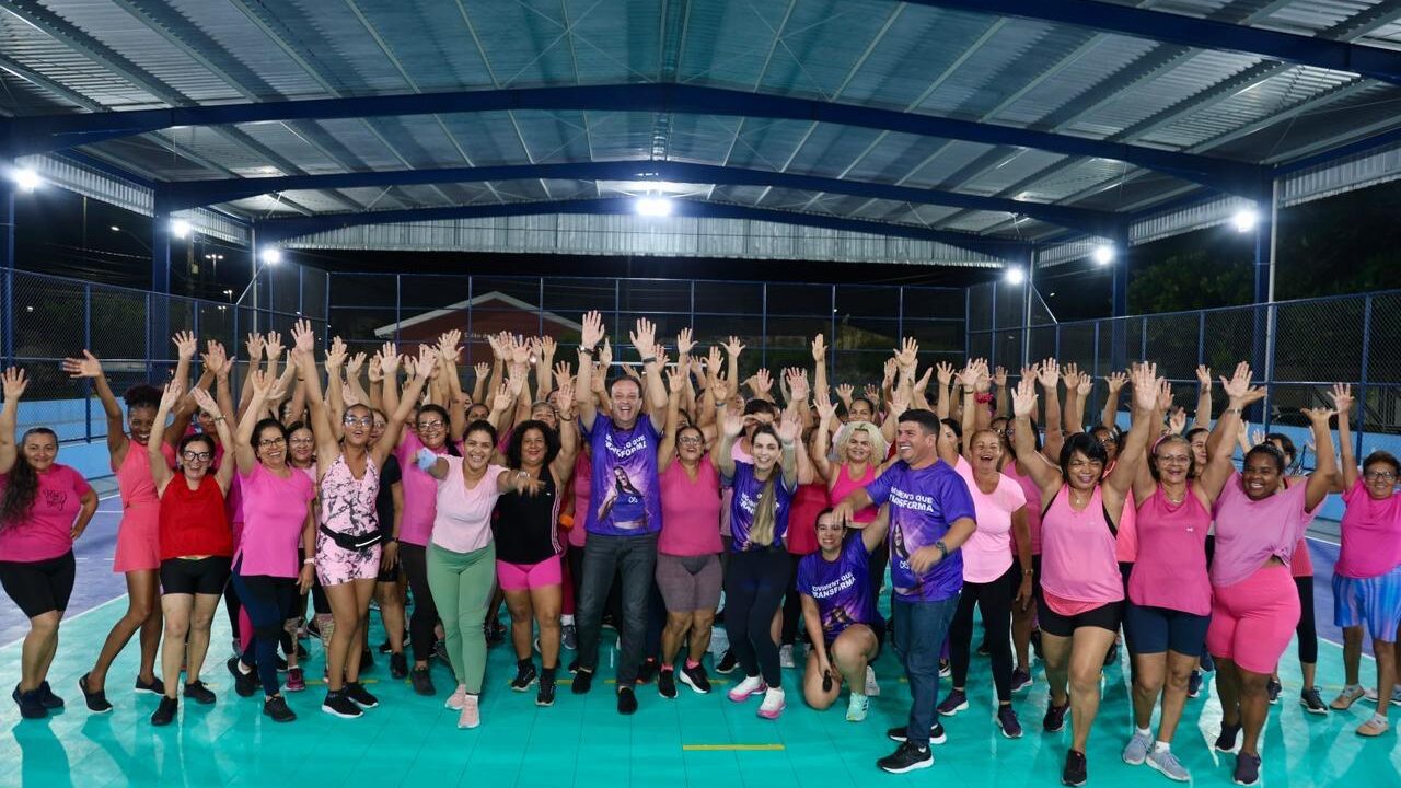 Em comemoração antecipada ao Dia das Mães, André Moura participa de aulão de Zumba em Nossa Senhora do Socorro