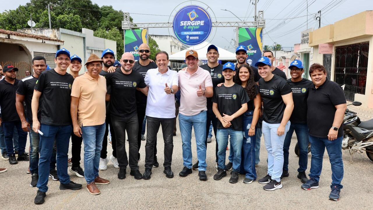 André Moura participa do Sergipe é Aqui em Macambira e município recebe R$ 4,2 milhões em investimentos